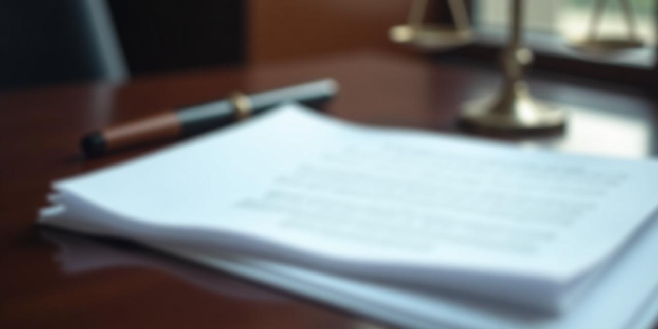 Stapel von rechtlichen Dokumenten mit einem Füllfederhalter auf einem edlen dunklen Schreibtisch